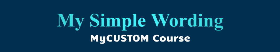 Course Image MyCUSTOM Course | Group B